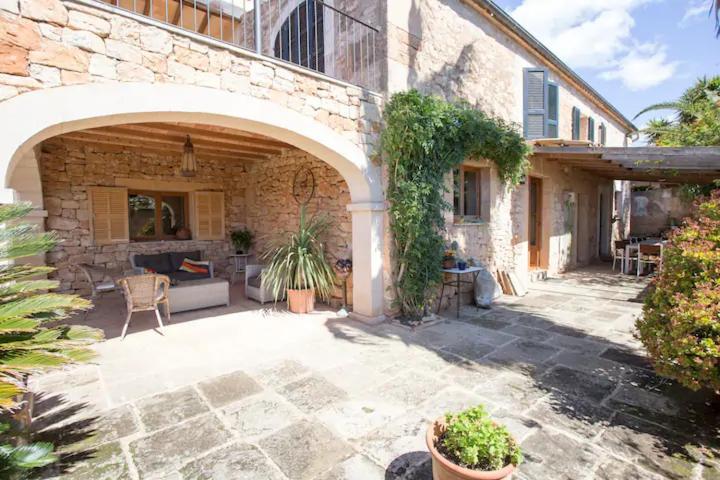 Lujosa Casa Mallorquina Restaurada Ses Salines  Dış mekan fotoğraf